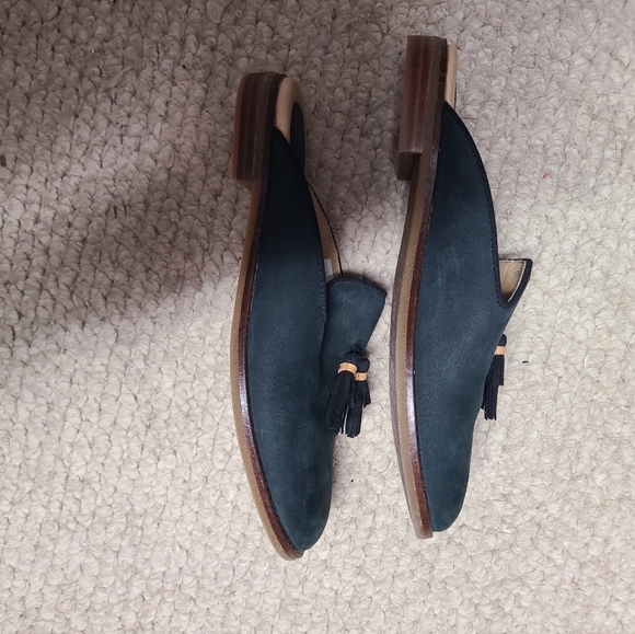 Sperry Shoes - Sperry Black Suede Slip-on Loafers women's Size 8.5